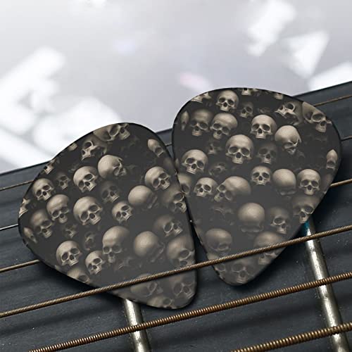 Médiators Guitare Pack de 12 Médiators Crâne Pour Guitare Électrique Guitare Acoustique Diverses Guitares - Les Beatles, Paul McCartney, John Lennon, RIngo Starr, George Harrison Médiators Guitare Pack de 12 Médiators Crâne Pour Guitare Électrique Guitare Acoustique Diverses Guitares – Image 7