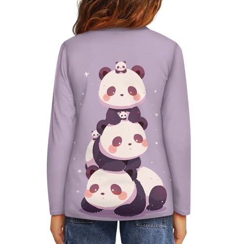 Image of Uourmeti Girls Graphic Tees Long Sleeve T Shirts for Teens Casual Tshirts Junior Sportswear Fall Tops