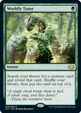 Magic: The Gathering - Worldly Tutor - Commander Collection: Green