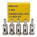Drilax™ 5 Pcs Diamond Drill Bit Set 1/2" (0.5 In) Wet Use for Tiles, Glass, Fish Tanks, Marble, Granite, Ceramic, Porcelain, Bottles, Quartz - Lot 5 Diamond Coated Drills - Kitchen, Bathroom, Shower, Lamps Drilax051313