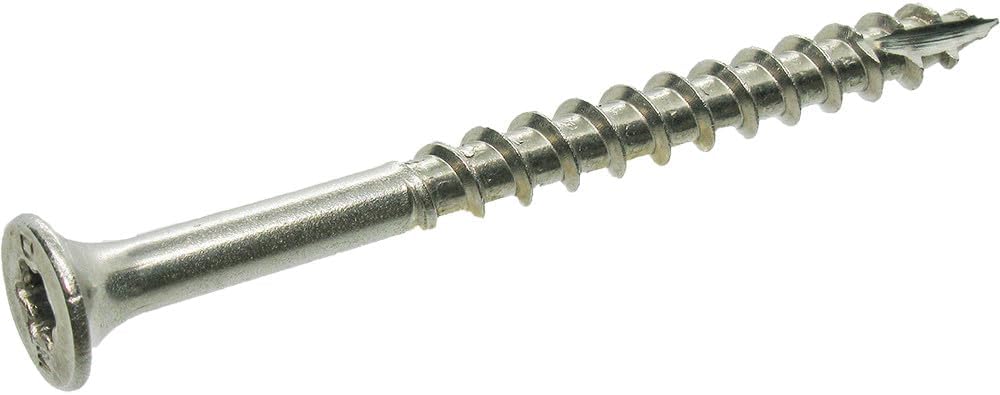 Grip-Rite PrimeGuard Max MAXS21210DS316BK, #10 x 2-1/2" Deck Screw, T25 Star Drive, 316 Stainless Steel, 2000 Screws