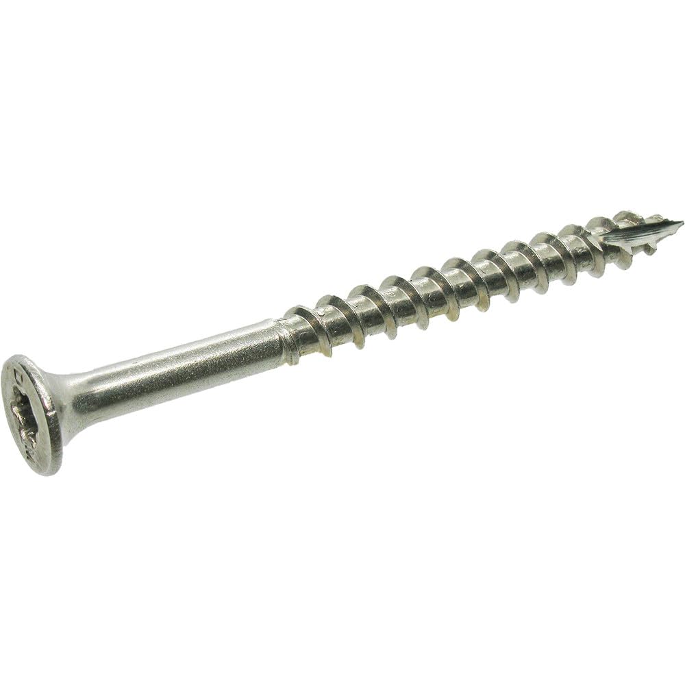 Grip-Rite PrimeGuard Max Deck Screws for Outdoor Projects - Bugle Head - Coarse Thread Wood Screws - T25 Star Drive - 316 Stainless Steel - #10 x 2-1/2" - 5 Lb Box - MAXS21210DS3165