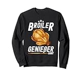 8.5 oz, Klassisch geschnitten Broiler Grill Ostalgie Produkte DDR Gadgets Grillhähnchen Sweatshirt