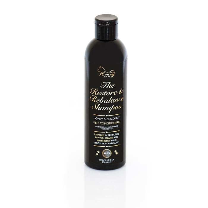 Honey Paws The Restore & Rebalance Shampoo, Contains Prebiotics to Protect, Soothes Dry Itchy Sensitive Skin