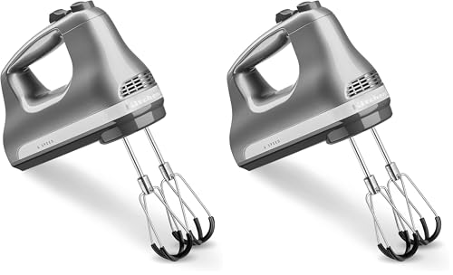 Image of KitchenAid 6 Speed Hand Mixer with Flex Edge Beaters - KHM6118,(Pack of 2)