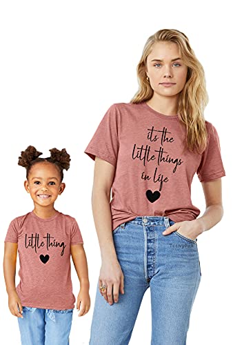 Teeny Fox Little Things In Life Mother Girl Baby Matching Outfits Cute Family Shirts3