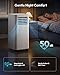 EUHOMY 8000 Btu Portable Air Conditioners, 3 in 1 Portable AC with Cool, Dry, Fan Modes, Quiet Air Conditioners with 24H Timer & Sleep Modes, with Remote, for Bedroom, Apartments up to 350 Sq.Ft