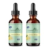 SweetLeaf Stevia Drops Liquid Sweetener, Lemon Drop - 2 Fl Oz, Pack of 2