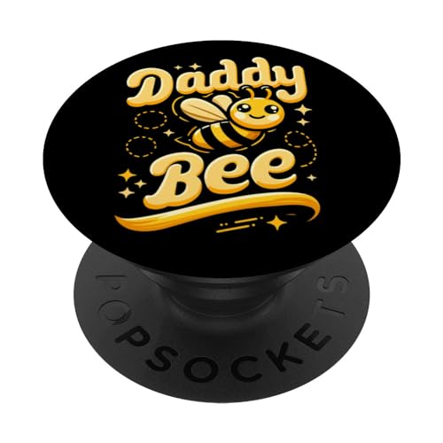 Daddy Bee Funny Family Apicultura Papa Día del Padre PopSockets PopGrip Intercambiable