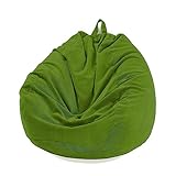 Sac de haricots lavable - Notre couverture de chaise de sac de haricots constituée de la mise à niveau polyester, qui plus épaisse, plus douce, fournit une sensation de toucher super douce et soyeuse, peut passer par la laveuse et la sécheuse sans aucun problème. L'usure et les taches résistantes, construites pour résister à l'épreuve du temps.