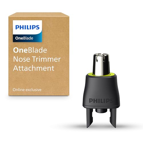 Philips OneBlade Nose Trimmer Attachment Accessory Compatible with All OneBlade Handles Philips Brand Original Model QI100/50