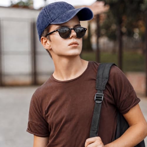 Image of Geyoga 7 Pieces Unisex Vintage Washed Distressed Baseball Hat Baseball Cap for Dad Twill Adjustable Hat