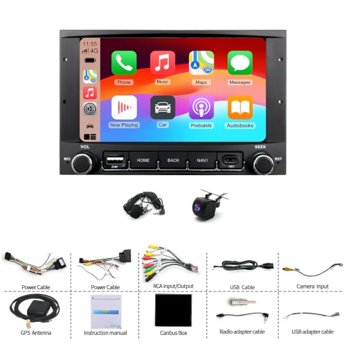 Autoradio Android 14 Peugeot 307 tactile avec WiFi et Bluetooth