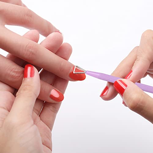 Cuticle Trimmer With Cuticle Pusher And Cutter-Yinyin Cuticle Nipper Professional Stainless Steel Cuticle Clippers Durable Pedicure Manicure Tools For Fingernails And Toenails(Purple) #TOP3