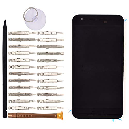 Image of LCD Digitizer Assembly with Front Housing Compatible with LG Nexus 5X H791 H790(Black)