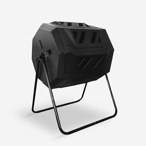 Produce Shop Compostiera Girevole 160L composter da Giardino Due Scomparti Abacus