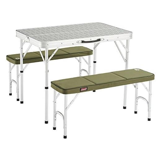 Coleman 205584 - Mesa de Camping, Color Blanco