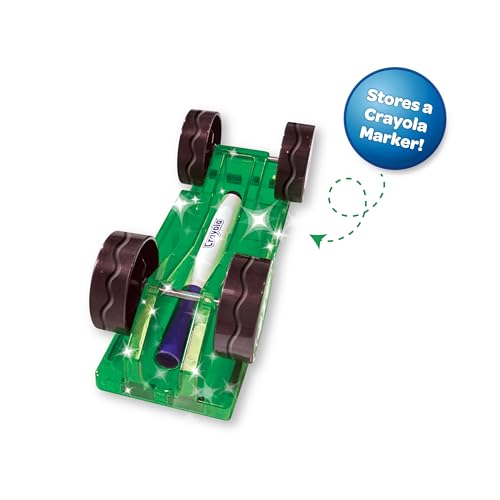 Image of Crayola PIP-Mobiles Rolling Chassis Accessory for Magnetic Building Tiles - Add Wheels to Crayola PIP-Tile Sets - STEM Learning Toy for Kids Ages 3+ - Creative, Educational Toy - 2-Pack (Glitter)