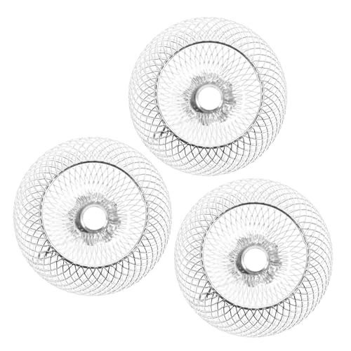 LALAFINA 3piezas Pantallas De Lámpara Metálicas Huecas Esféricas De Decorativas Para Iluminación Difusa Hogar Restaurantes y Bares Diseño Europeo Elegante y Resistente