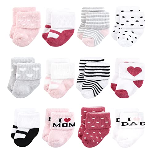 Image of Hudson Baby Girls' Basic Socks,