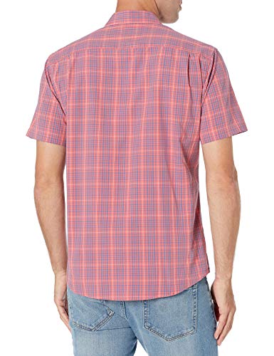 Image of Amazon Essentials Men's Regular-Fit Short-Sleeve Poplin Shirt, Collared, Washed