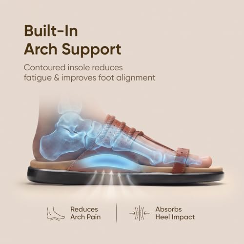 Image of Frido Puneri Chappal for Men | Available in 2 Options- Arch Support & Without Arch | Traditional Indian Leather Sandals with Memory Foam, Wide Toe Box & Zero Drop Design | Adjustable Ethnic Footwear