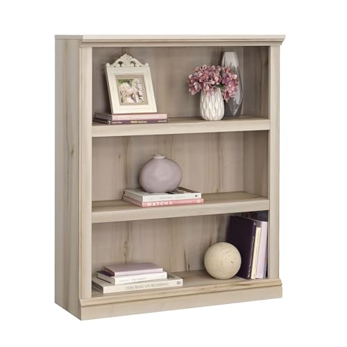 Image of Sauder Miscellaneous Storage 3-Shelf Display Bookcase, Pacific Maple Finish