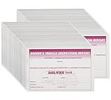 Mytee Products Driver’s Vehicle Inspection Report Book (31 Sets of Forms) for Truck Drivers - 5-1/2' x 8-1/2', Carbonless 2-Ply, Pre-Trip Inspection Book Meets FMCSR Requirements & DVIR (50 Pcs)