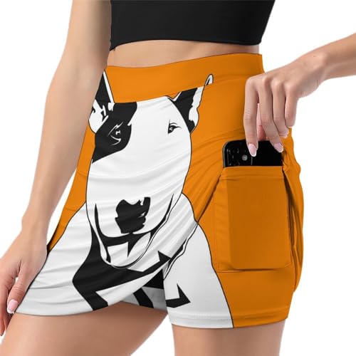 Jupe de tennis pour femme avec short intégré et poche pratique