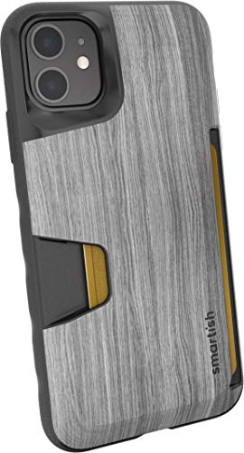 Image of Smartish iPhone 11 Wallet Case - Wallet Slayer Vol. 1 [Slim + Protective] Credit Card Holder - Drop Tested Hidden Credit Card Slot Cover for Apple iPhone 11 - [Graspin' Aspen]
