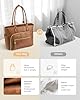 LOVEVOOK Laptop Tote Bag for Women Work, Vintage Leather Teacher Nurse Bag with Large Cup Holder, Bible Handbag Purse GIfs, Waterproof Professional Computer Briefcase for Business Office, 15.6 Inch #3
