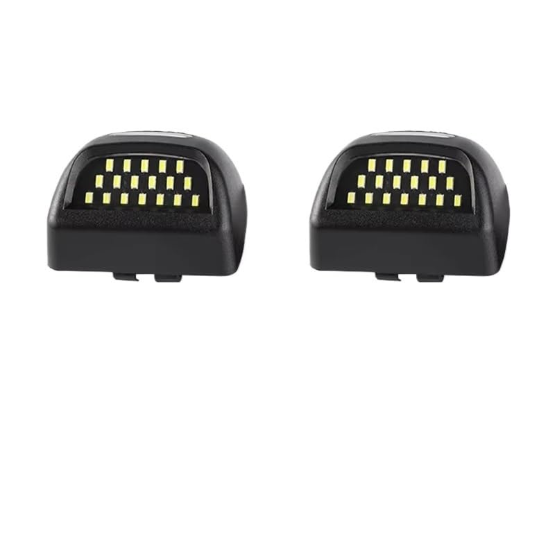Luces de matrícula Chevy Silverado con dos piezas de iluminación impermeable