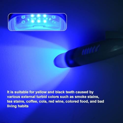 Image of 3 Mode Mobile Teeth Whitening Lamp 10 LED Blue /Red /Purple Cold Light Lamp Bleaching Accelerator System Professional Dental Teeth Whitener Oral Care LED Teeth Whitening Machine Floor Standing Type