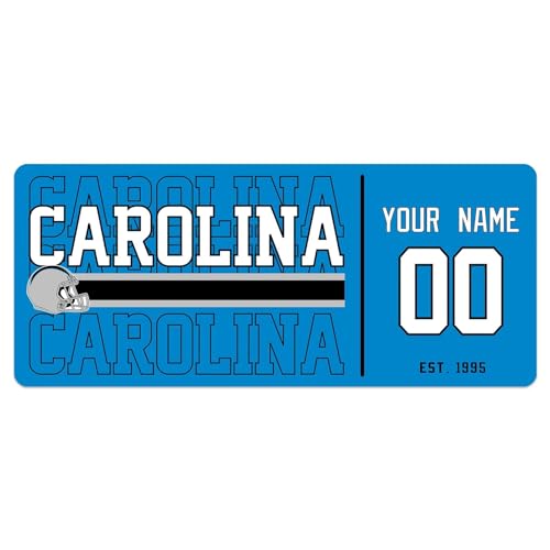Image of ANTKING Carolina Mouse Pad Custom Name and Number Desk Pad for Men Women Youth Gifts