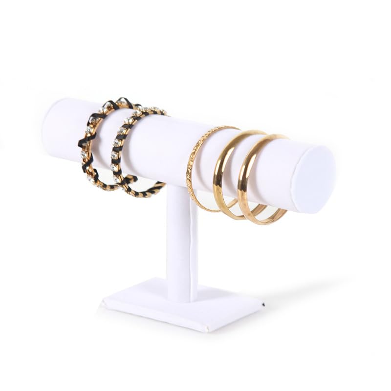 Aisoway Armband Halter, Armband Organizer, Ausstellungsständer, Samt T-förmiger Ständer, verwendet für die Aufbewahrung von Schmuck Armbändern,...