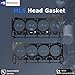 6.4 Head Gasket Set & Timing Chain Kit Valve Bearing Kit w/Head Bolts Fit for Jeep Chrysler 300 Dodge Challenger Charger Durango Ram 2500 3500 4500 5500 6.4L V8 2009-2020 HS26568PT 90750S ES72200