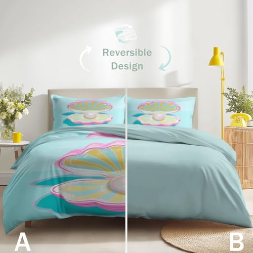 Housse de couette vagues et perles en microfibre douce premium - 5