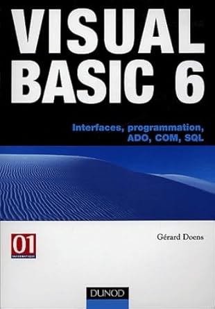 Visual basic 6 - interfaces, programmation, ado, com, sql : Amazon.in ...