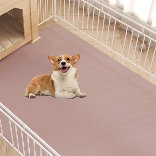 Diycreator ペットマット 犬 猫 カーペット フロアマット 撥水 防水 滑り止め ずれない クッション 床保護 80 100 120 160cm ベッド 食事マット 小型 子犬 介護 トイレ下敷き フロアラグ 防音 オフィス ハサミでカット可 床