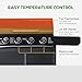 Outsunny 4+1 Burner Gas BBQ Grill, Outdoor Barbecue Trolley with Wheels, Warming Rack, Side Shelves, Cabinet, Thermometer for Garden, Party, Camping, 125L x 51W x 100Hcm, Black