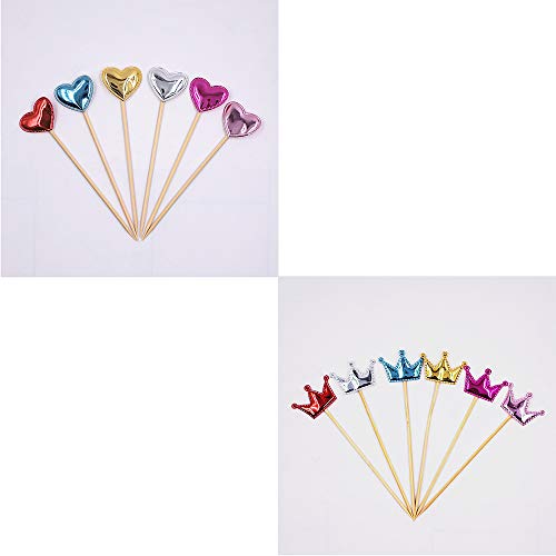 Boutihao 40 Pezzi Cake Topper Compleanno