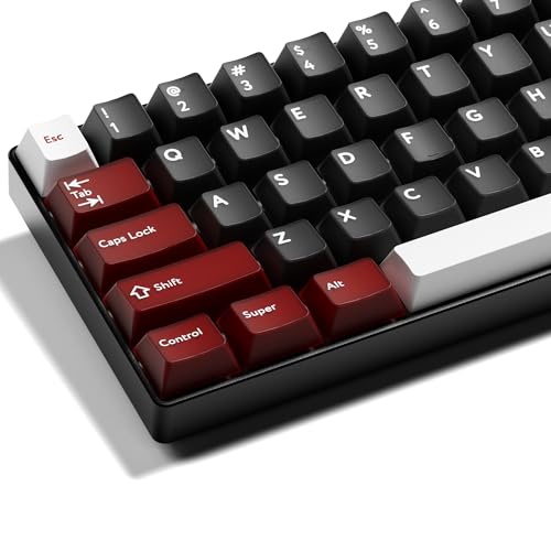 GMKWTL XVX Double Shot PBT Keycaps Set 216 Keys, Cherry Profile Custom Keyboard Keycaps, Jade...