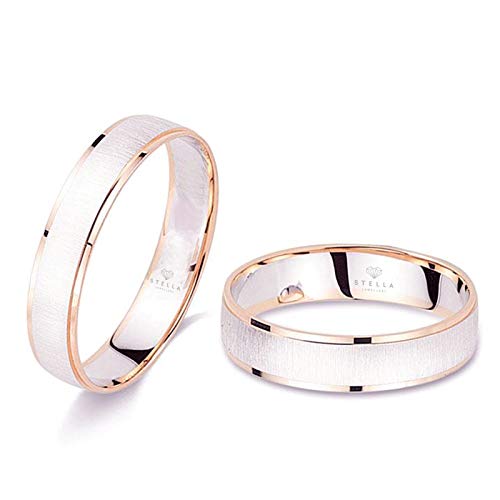2 x 585er Gold Bicolor Eheringe inkl Gravur Etui Trauringe Paarpreis 2 x 585er Gold Bicolor Eheringe inkl Gravur Etui Trauringe Paarpreis