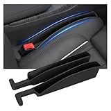 Edotim Pair of Car Seat Gap Filler, Car Console Organizer Storage, Car Seat Accessories with Phone...