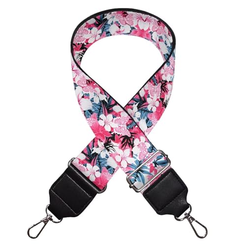 Image of Adjustable Purse Strap for Women, Crossbody Wide Handbag Strap Replacement, Sturdy Bag Strap with Silver Hardware