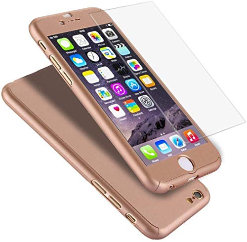 Excellentas 360 Full-Cover Hülle mit screenprotector kompatibel mit iPhone 7 Cover