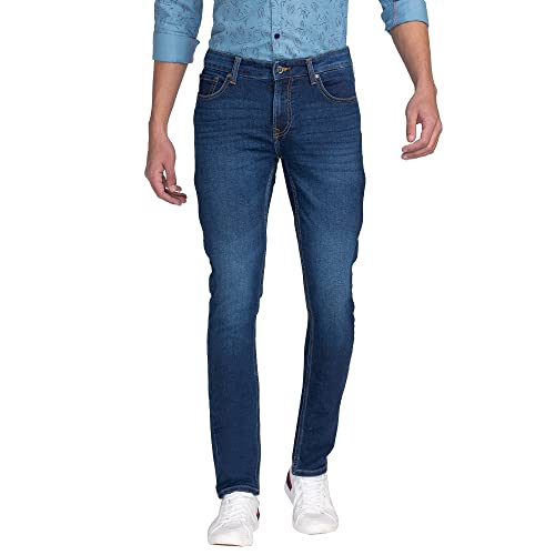 Image of Spykar Men's Rover Regular Fit Mid-Rise Jeans