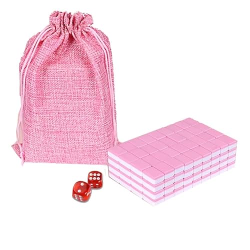 Mini Mahjong Chino 144 Fichas 26mm con Estuche Portátil miniatura 1