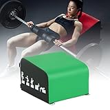 Hüftstoßbank mit Schaumstoffpolster für Gesäßbrückenübungen und Ganzkörpertraining zu Hause