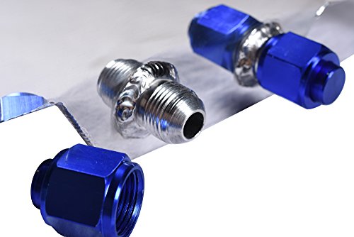 MOTORHOT 8 Gallon Fuel Cell Aluminum Fuel Gas Tank Kit Universal 30L Polished Racing Street Drift Strip Fuel Gas Tank with Level Sender Silver
